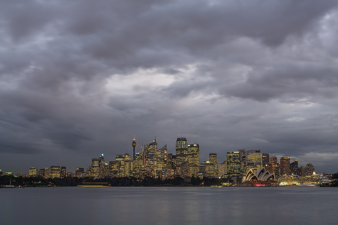Foto fra Sydney harbour, Australia – Sydney Harbour at dusk