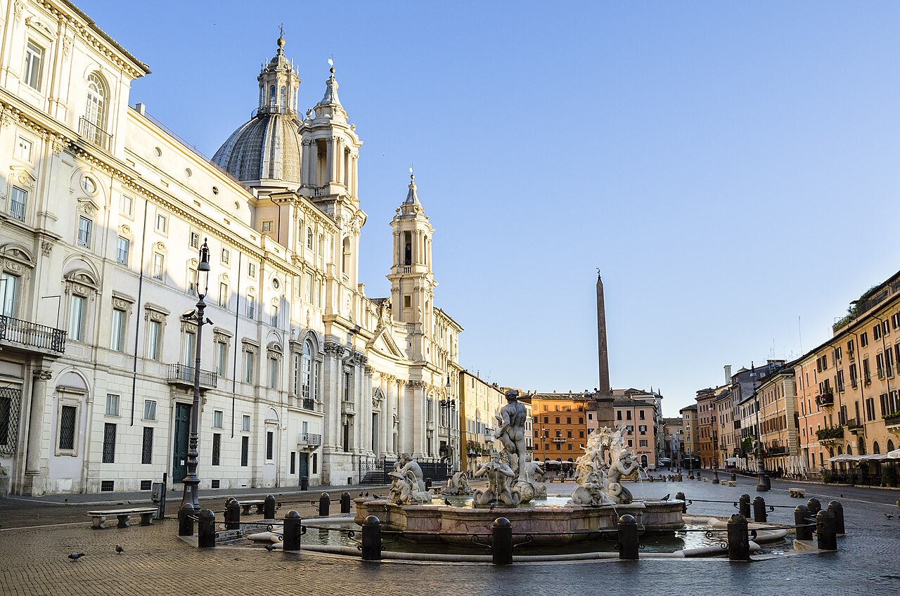 Foto fra Rome, Italia – Empty Piazza Navona