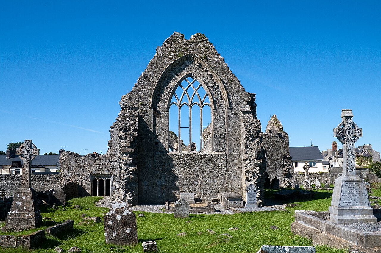 Foto fra Irland – Athenry Priory East Window 09 13