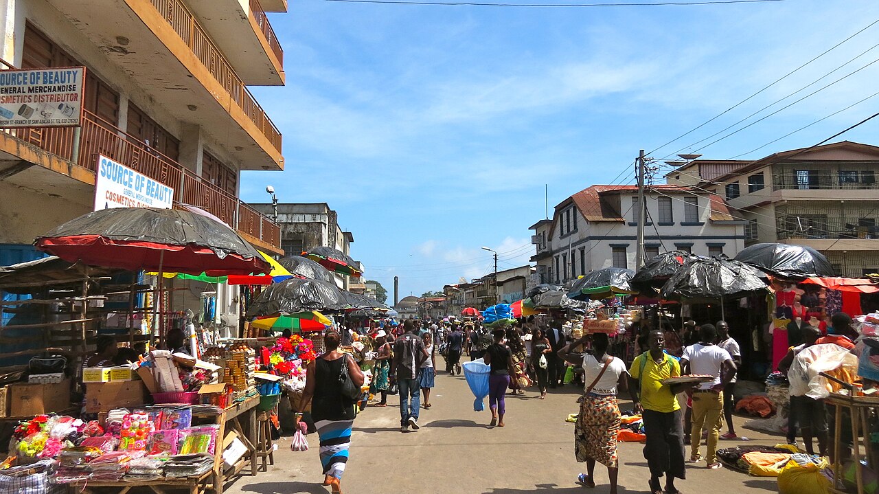 Foto fra Freetown, Sierra Leone – Freetown street