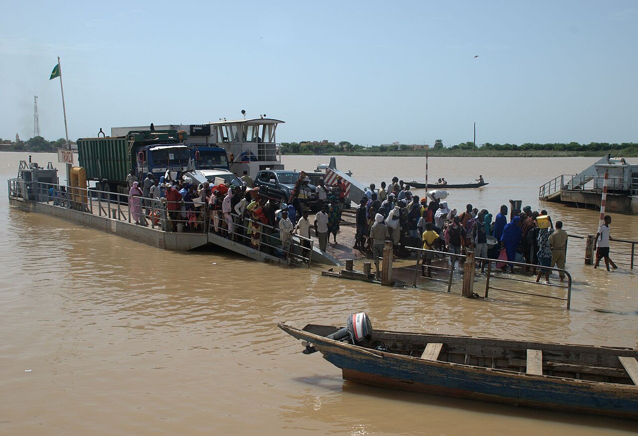 Foto fra Rosso, Mauritania – Rosso,ferry