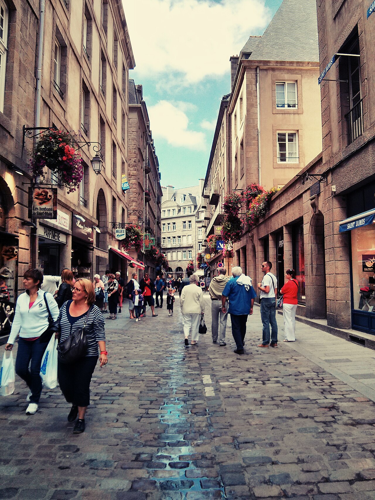 Foto fra Saint-Malo, Frankrike – Street in St Malo
