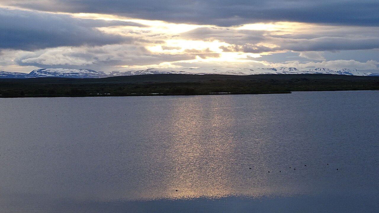 Foto fra Mývatn, Island – Evening over Mývatn