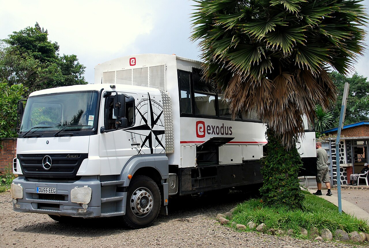 Foto fra Rwanda – Exodus safari truck
