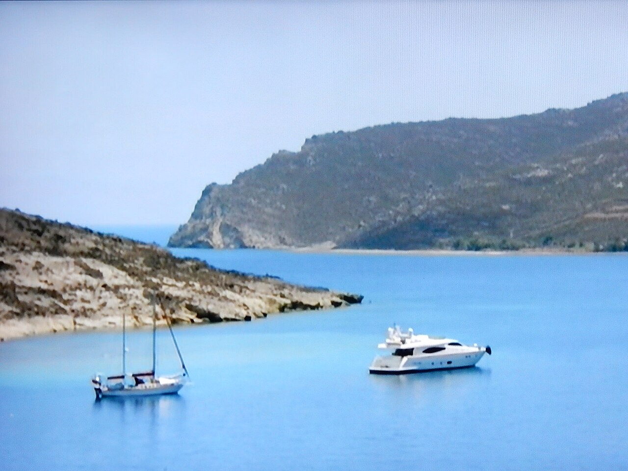Foto fra Patmos, Hellas – Boats in Bay