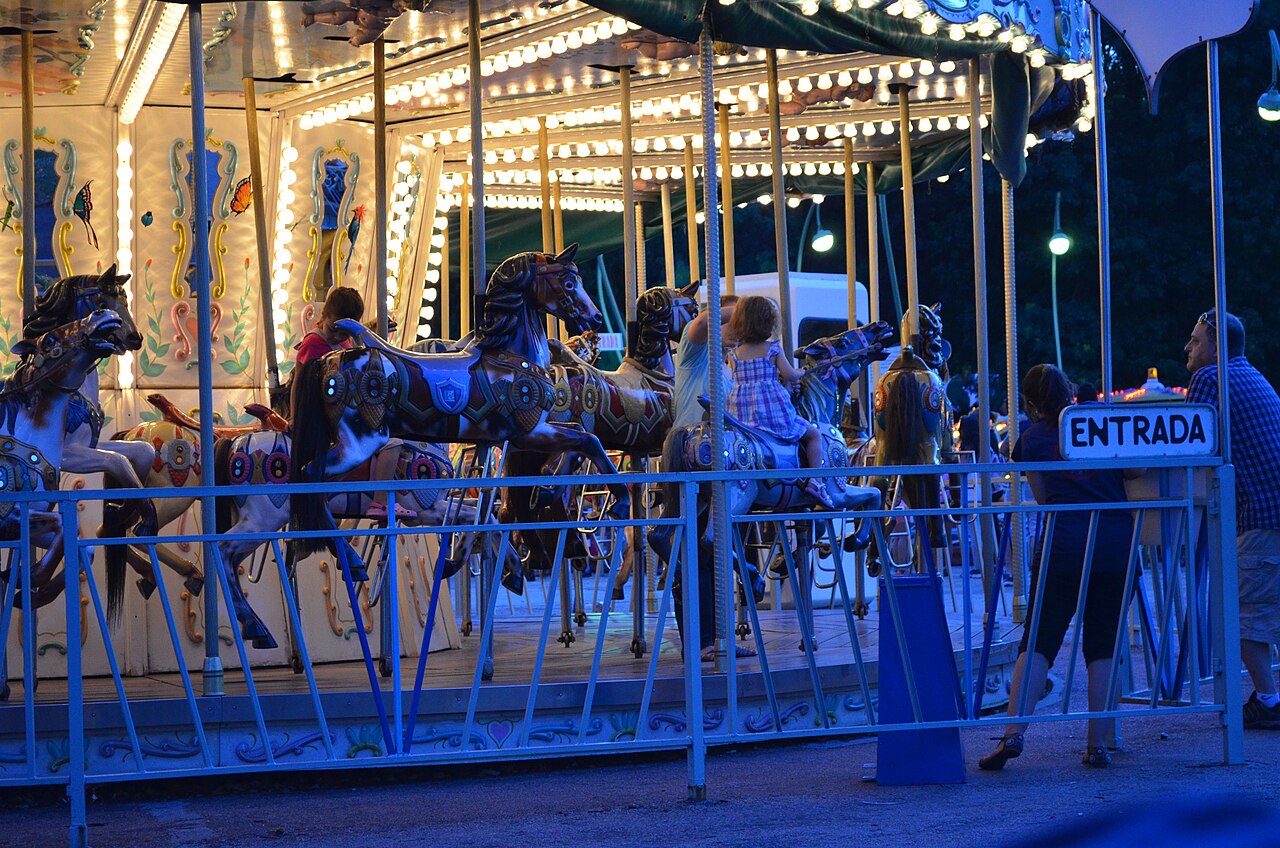 Foto fra Montevideo, Uruguay – Carrousel iluminado