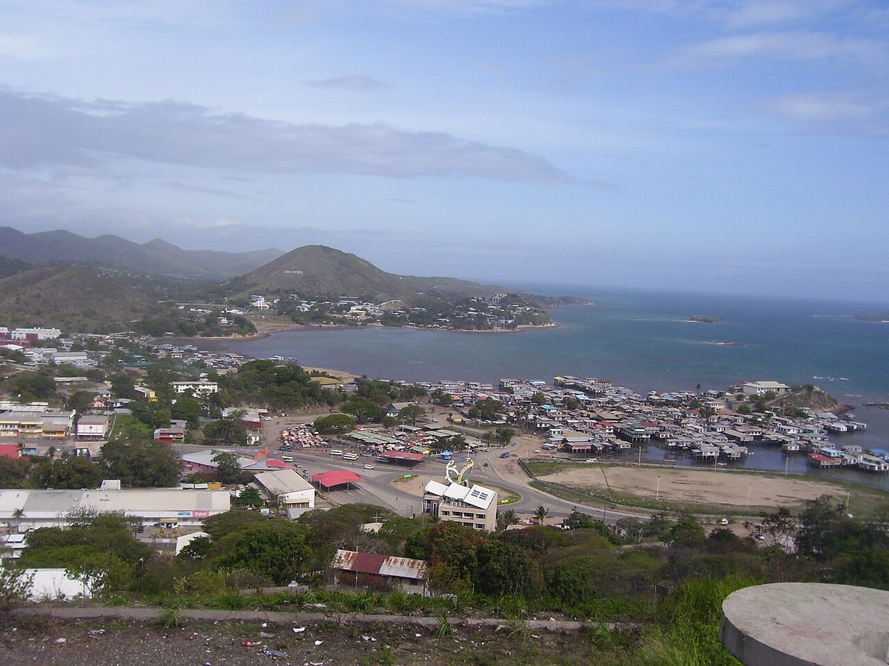 Foto fra Port Moresby, Papua Ny-Guinea – Walter Bay from hills