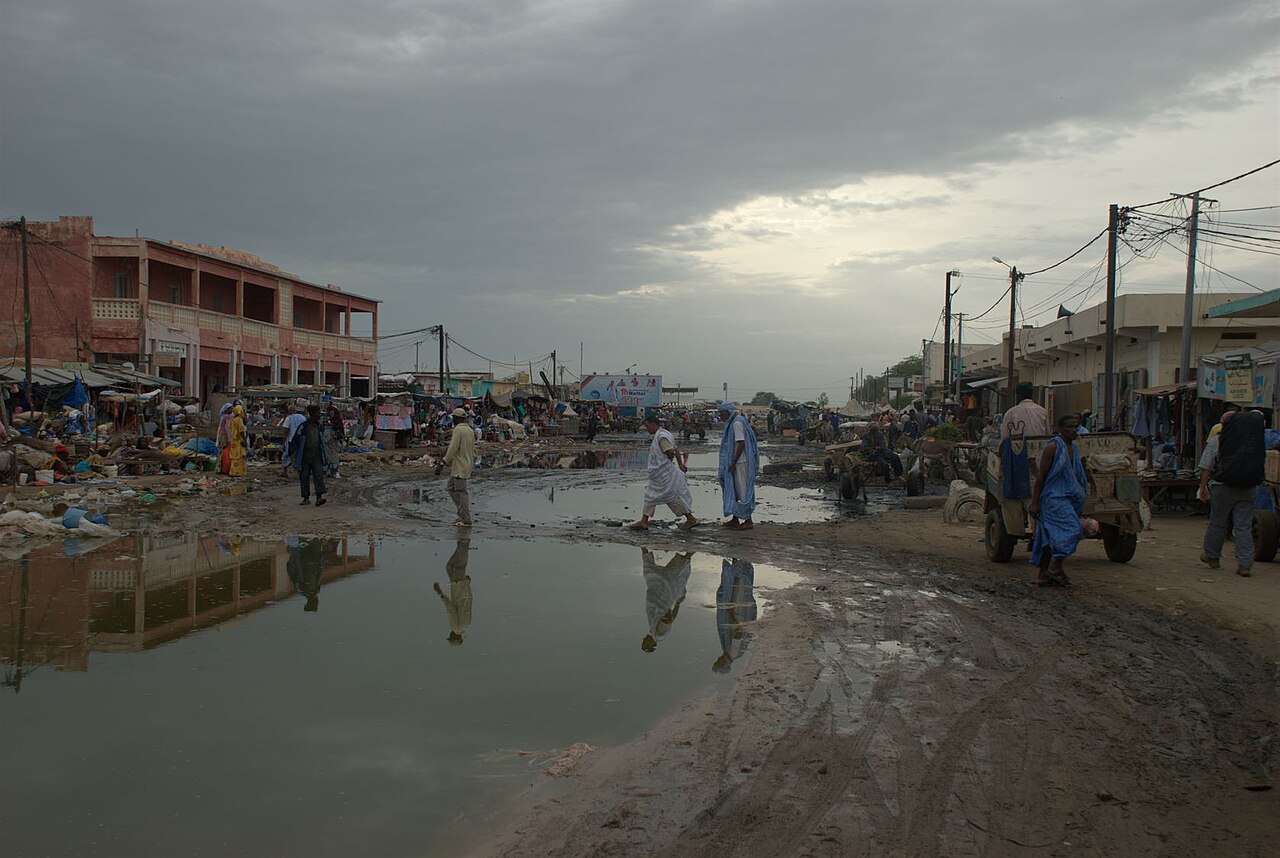 Foto fra Rosso, Mauritania – Rosso,main-flood1