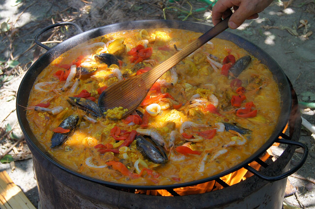 Foto fra Spania – Cooking a paella