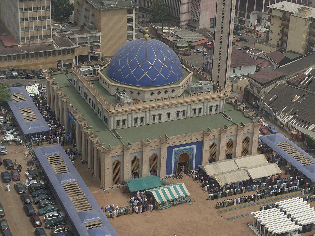 Foto fra Abidjan, Elfenbenskysten – MosquePlateauAbidjan2016 1