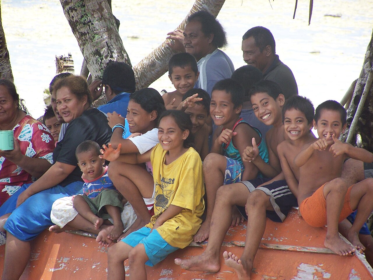 Foto fra Tuvalu – Children of Niutao Island