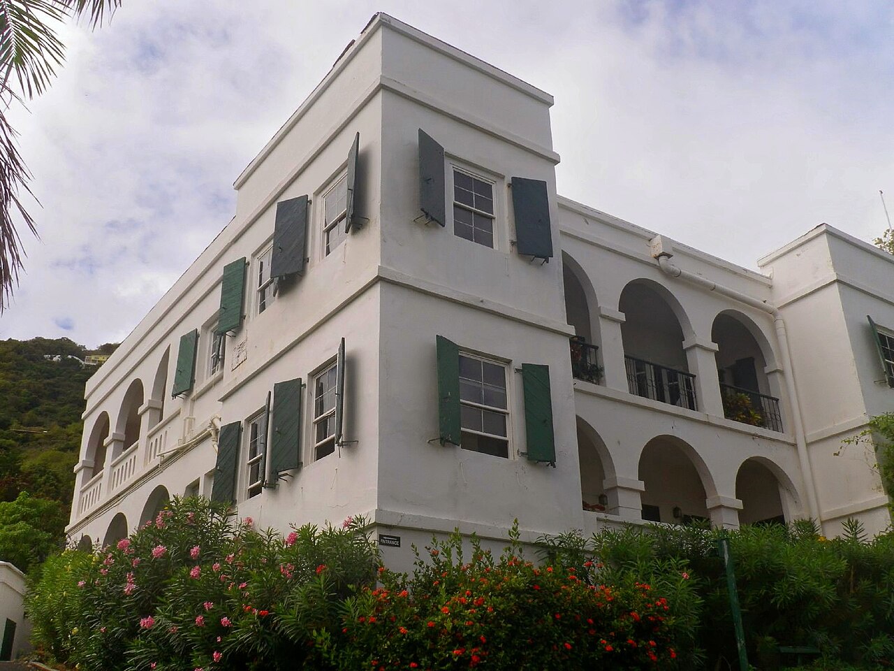 Foto fra Road Town, De britiske Jomfruøyene – Old Government House