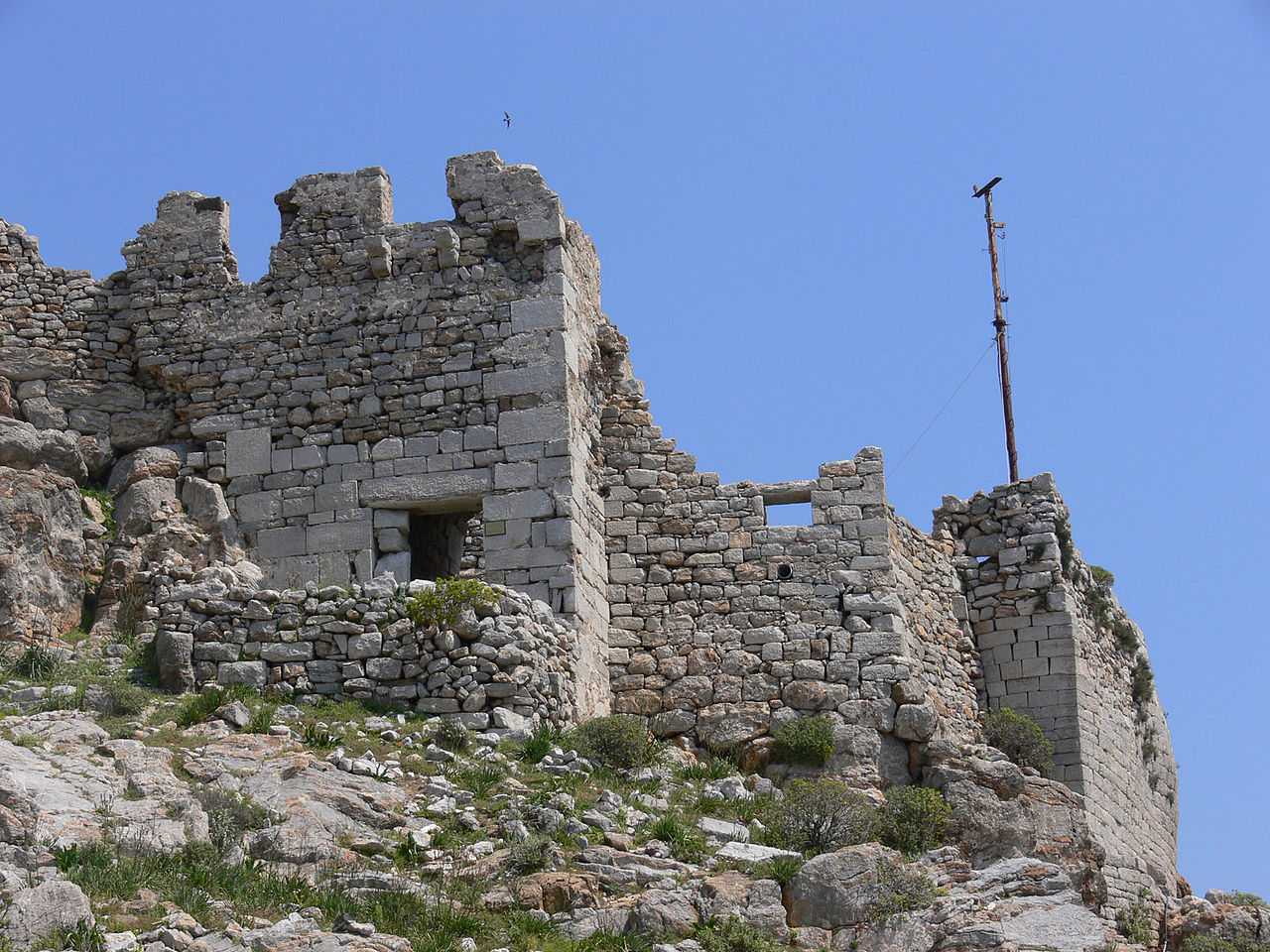 Foto fra Tilos, Hellas – Castro-MegaloChorio