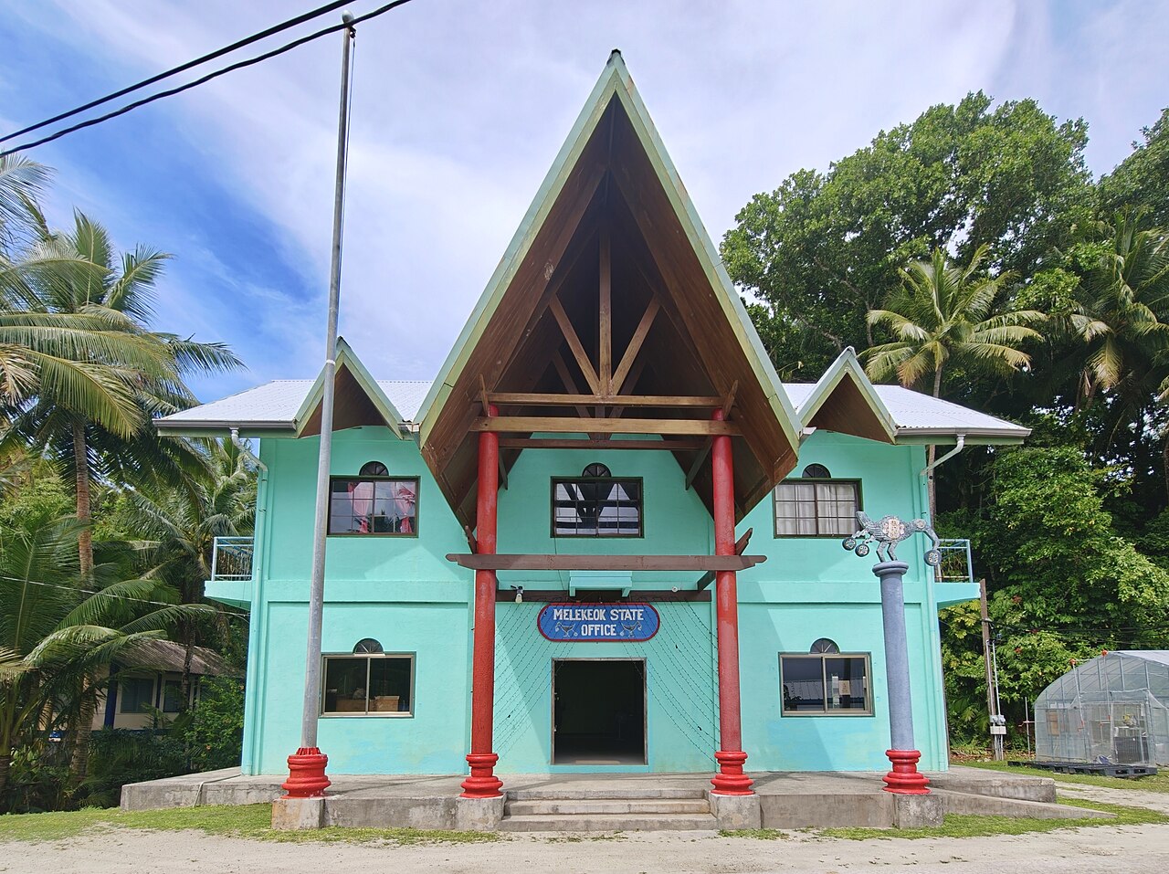 Foto fra Ngerulmud, Palau – Melekeok State Office