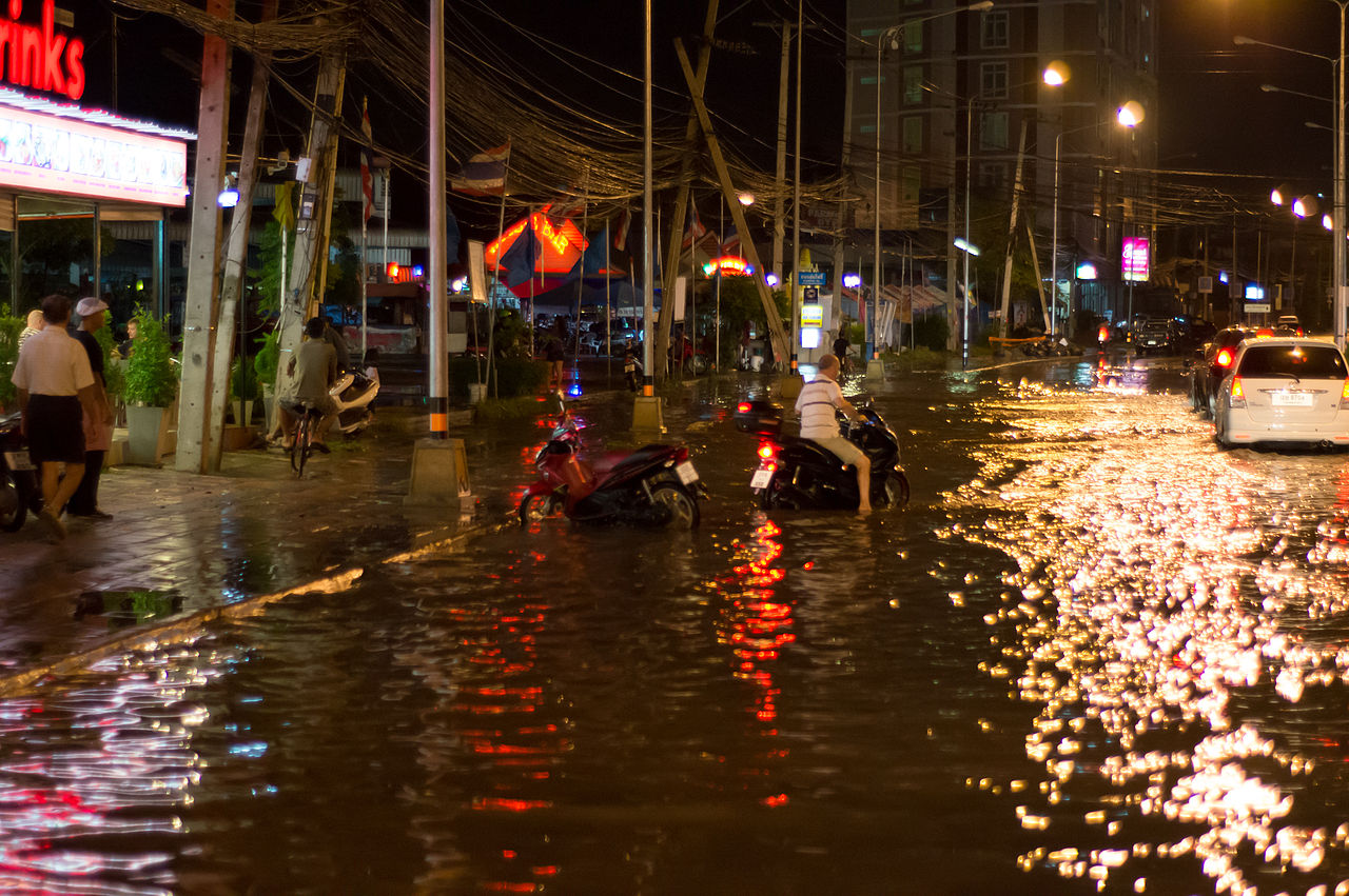 Foto fra Pattaya, Thailand – Flooded street of Pattaya