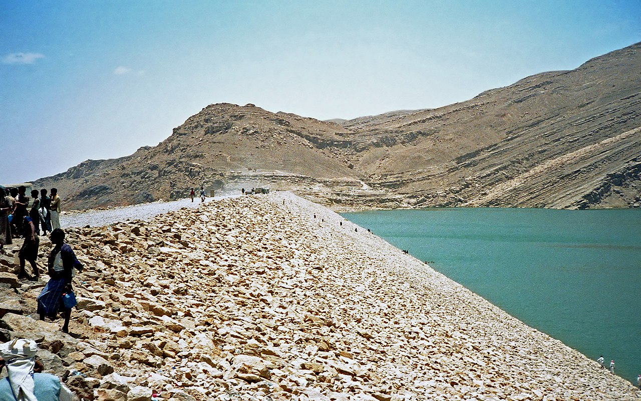 Foto fra Ma´rib, Jemen – Marib dam