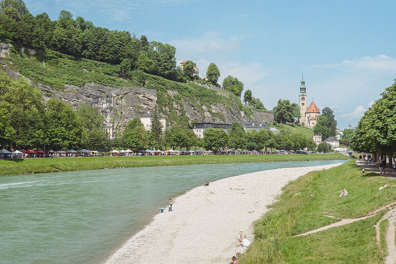 Foto fra Salzburg, Østerrike – 20230610 Salzach Salzburg 03