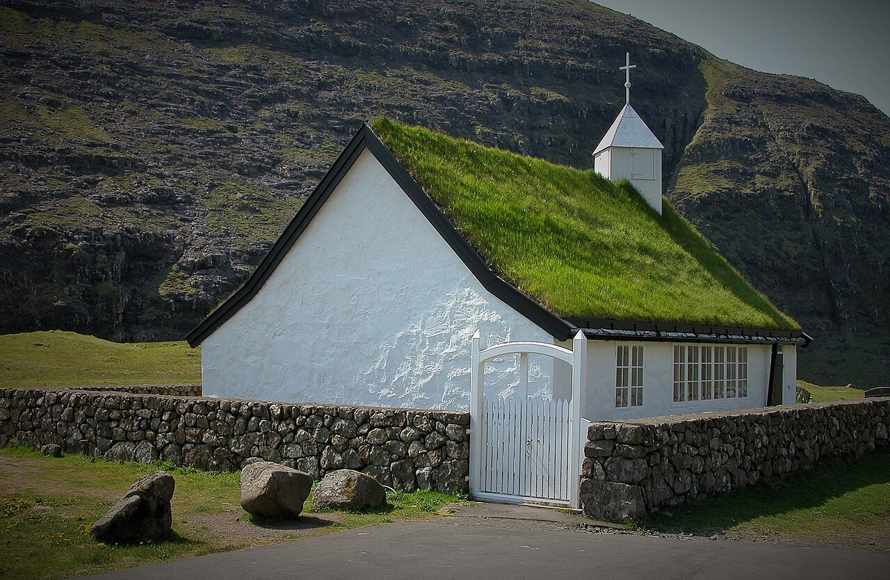 Foto fra Saksun, Færøyene – Saksun Kirkja.Streymoy.fo.3