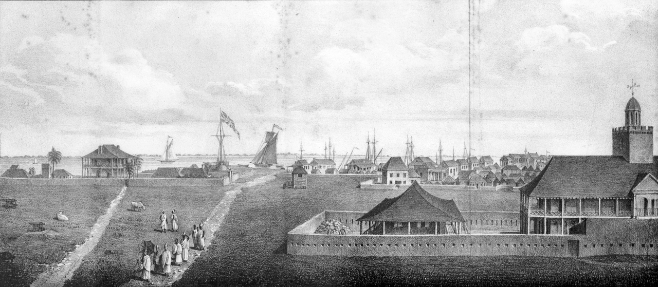 Foto fra Banjul, Gambia – 1824 Bathurst Sketch