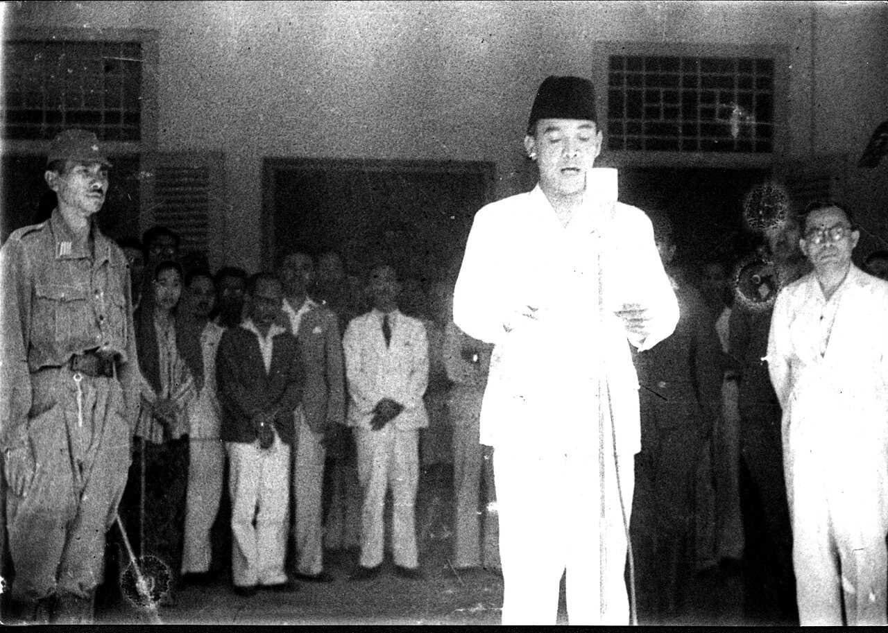 Foto fra Jakarta, Indonesia – Indonesia declaration of independence 17 August 1945
