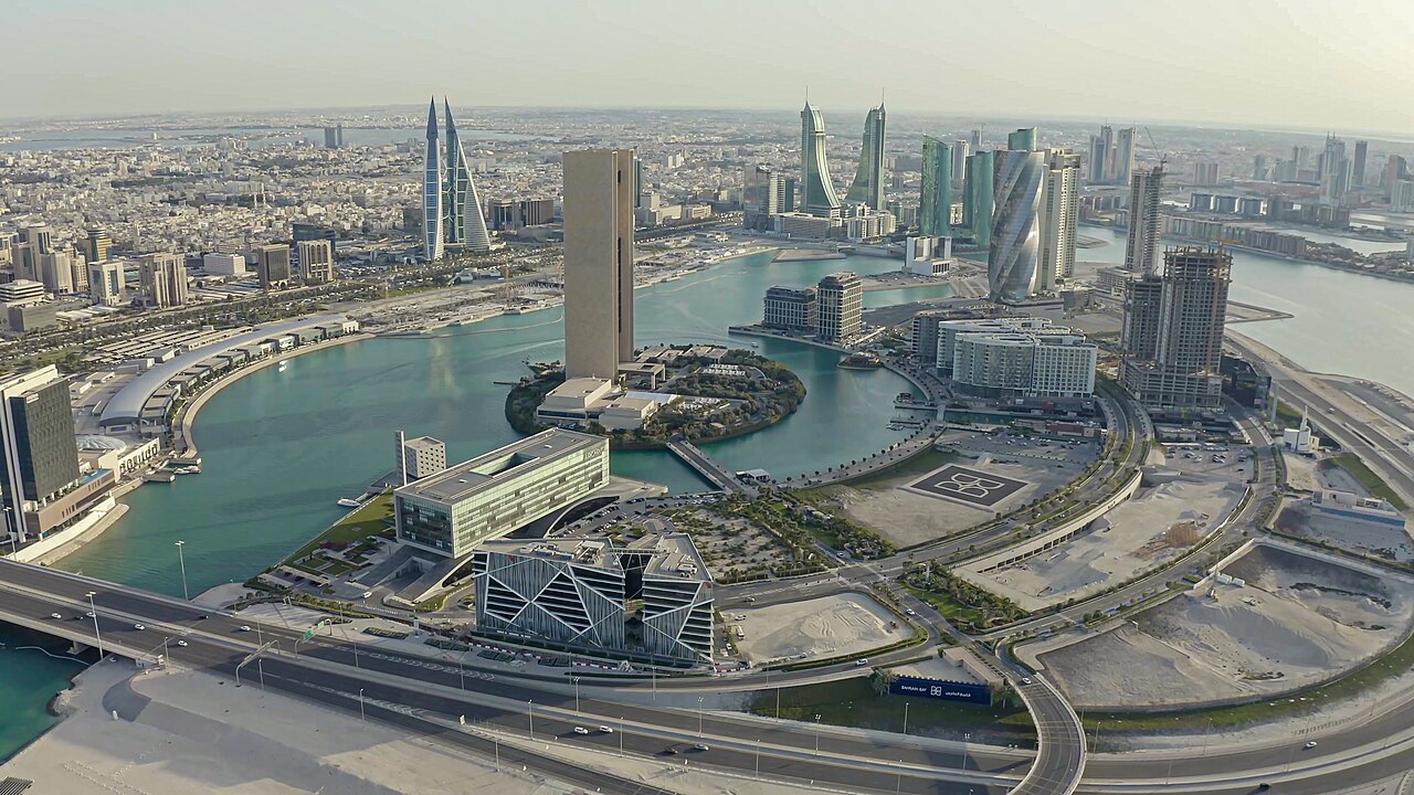 Foto fra Manama, Bahrain – BBD birds eye view