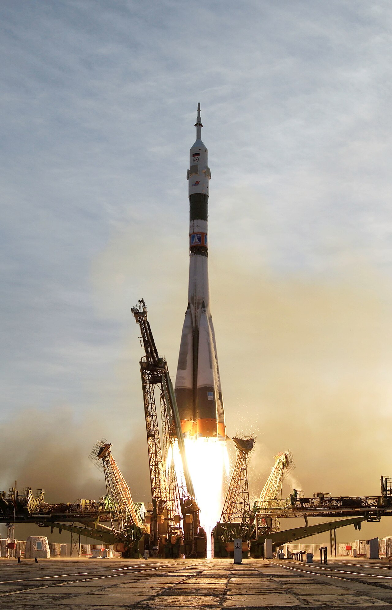 Foto fra Kasakhstan – Soyuz TMA-5 launch