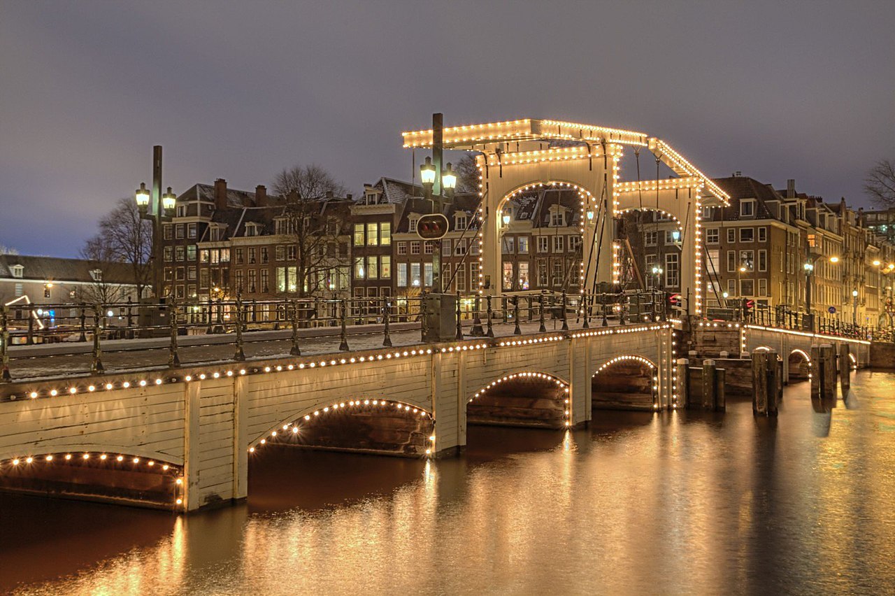 Foto fra Amsterdam, Nederland – Amsterdam Magere Brug