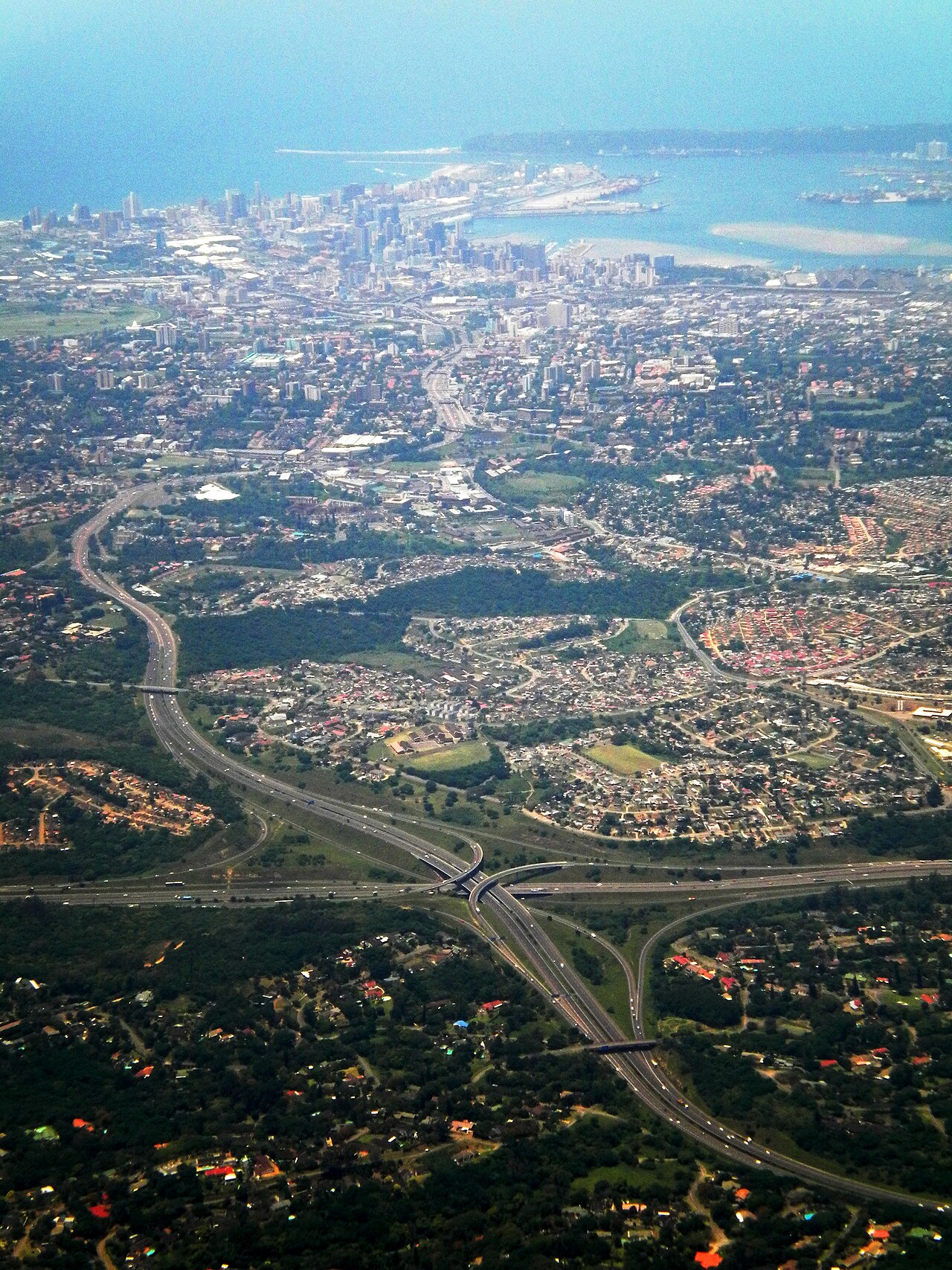Foto fra Durban, Sør-Afrika – DurbanN3-aerial