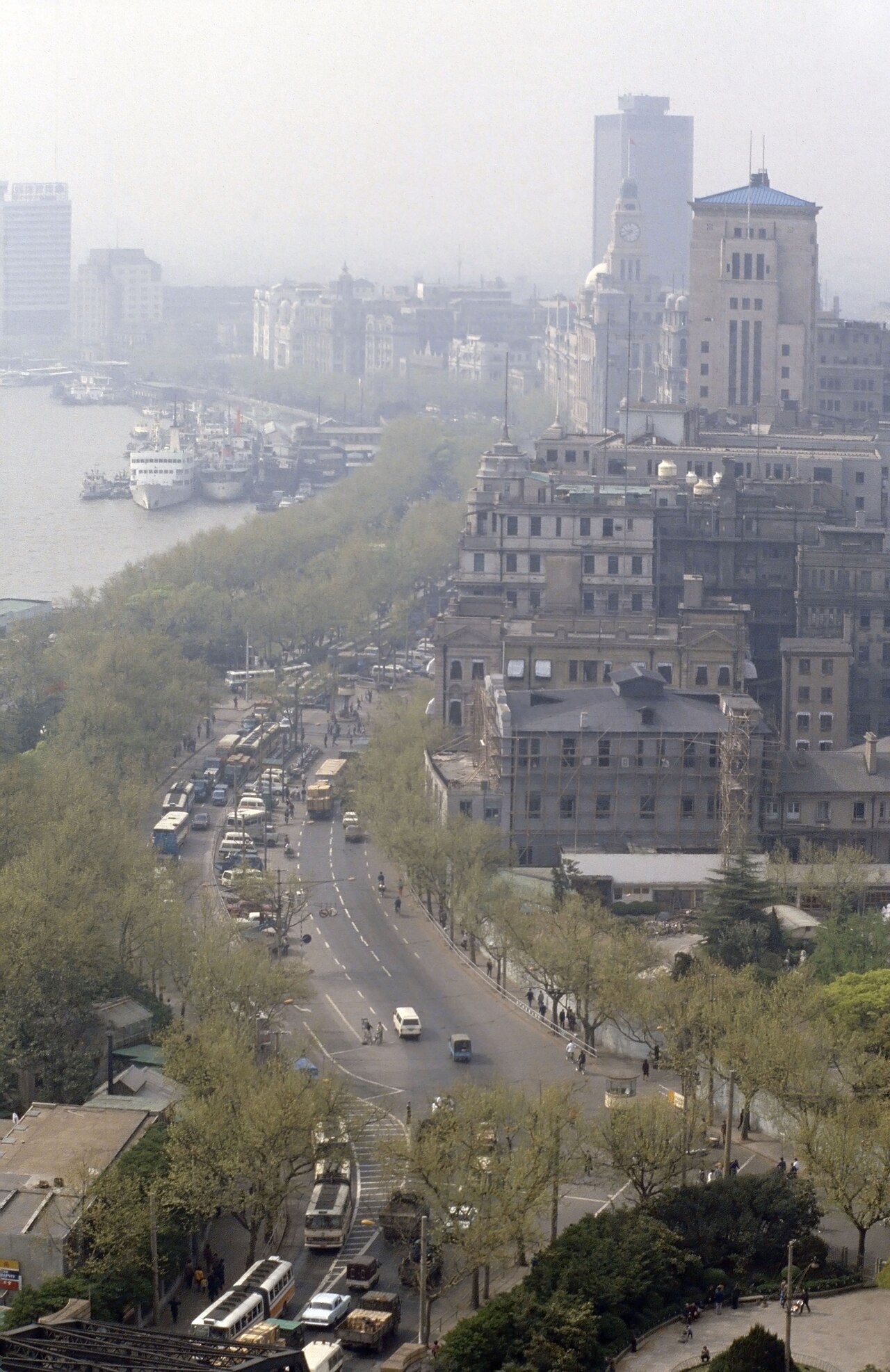 Foto fra Shanghai - The Bund, Kina – Shanghai Bund 1987