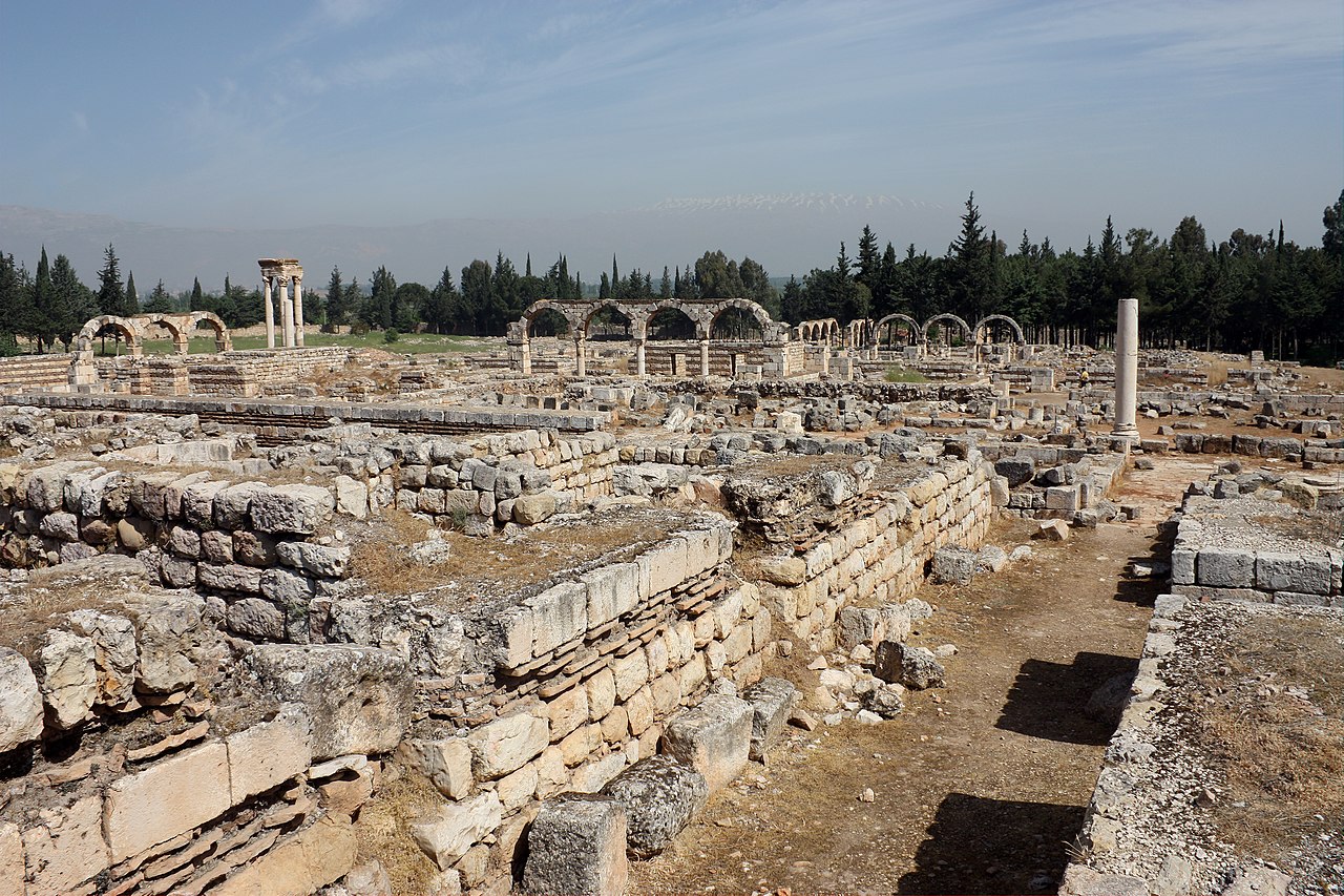 Foto fra Libanon – Anjar vu du palais
