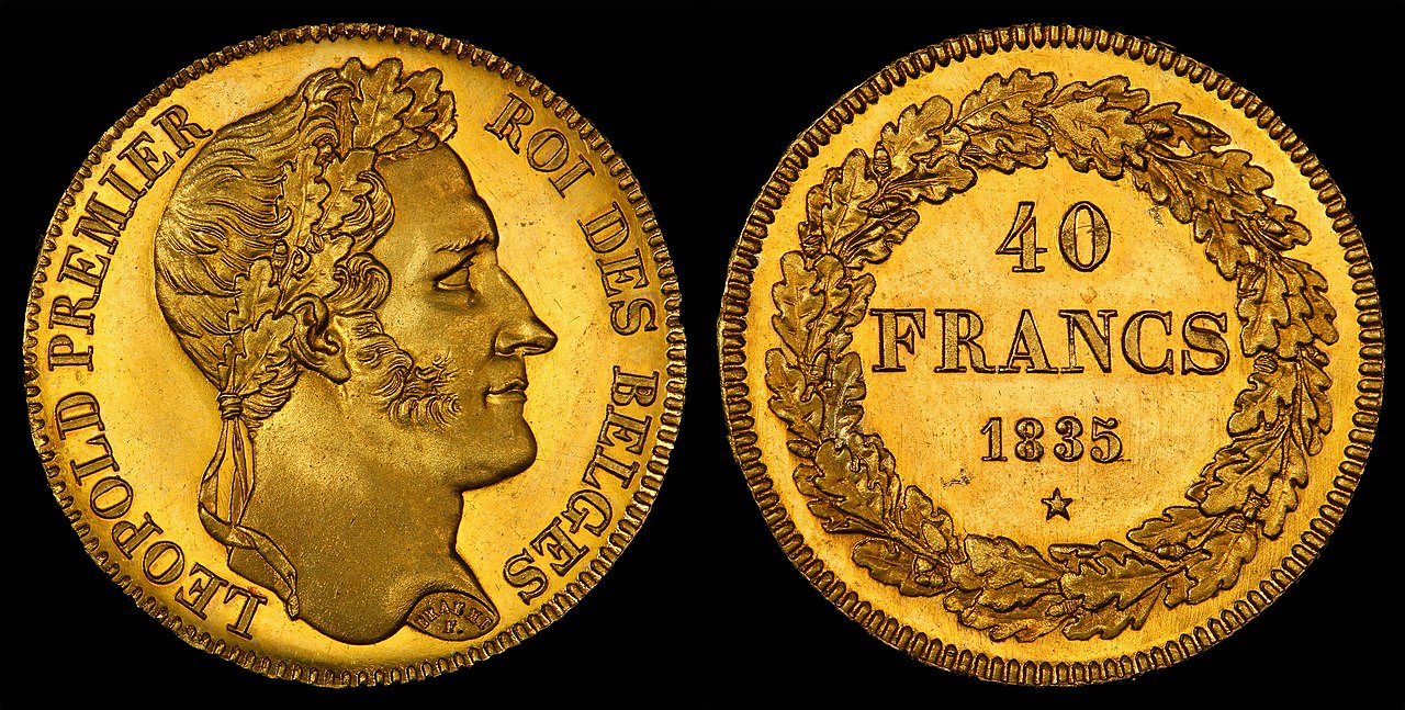 Foto fra Belgia – Belgium 1835 40 Francs