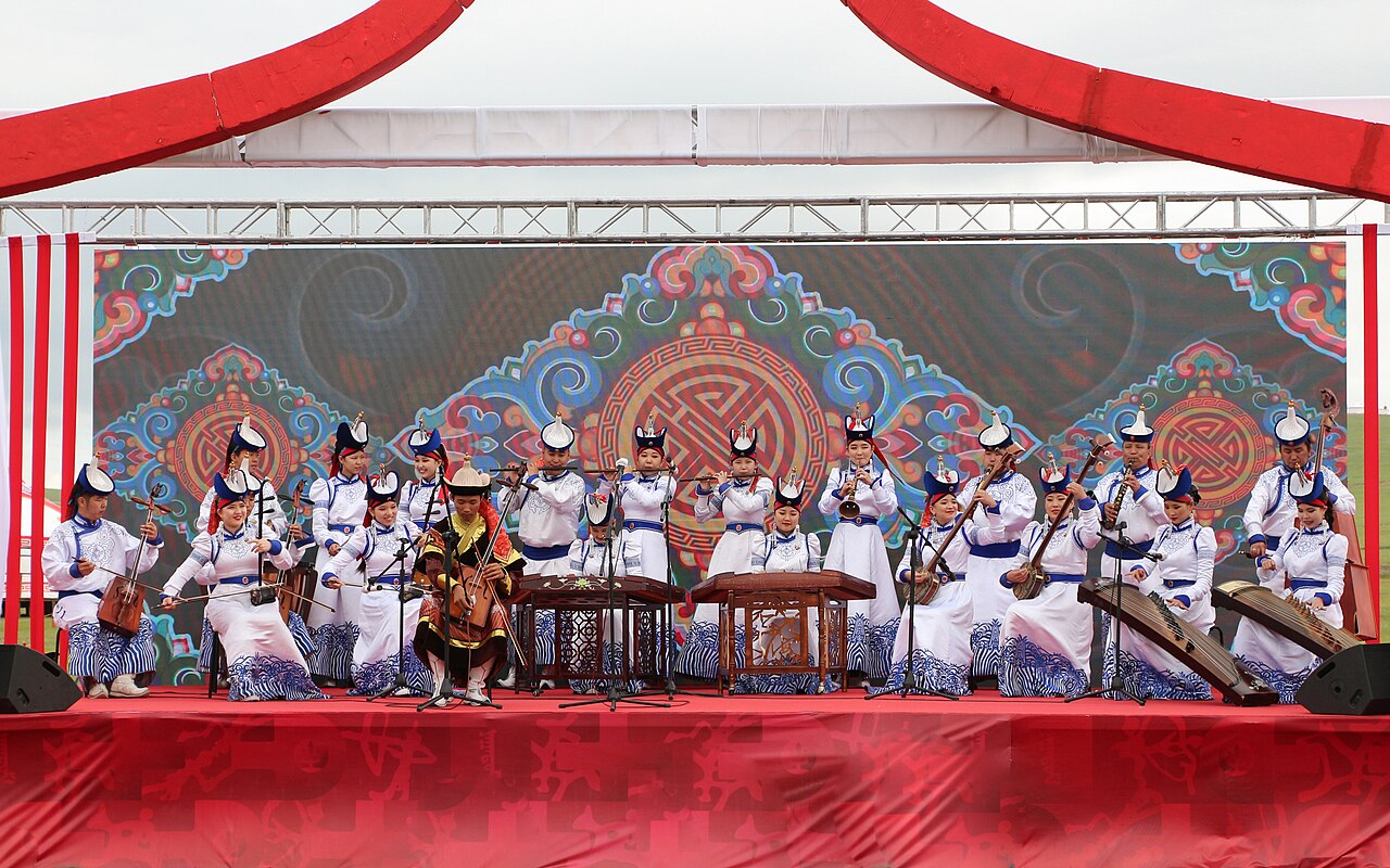 Foto fra Mongolia – Musicians at Naadam